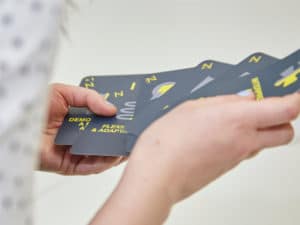 Photo showing NUA PROFILE Card game